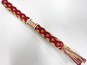 未使用品　正絹　手組帯締め